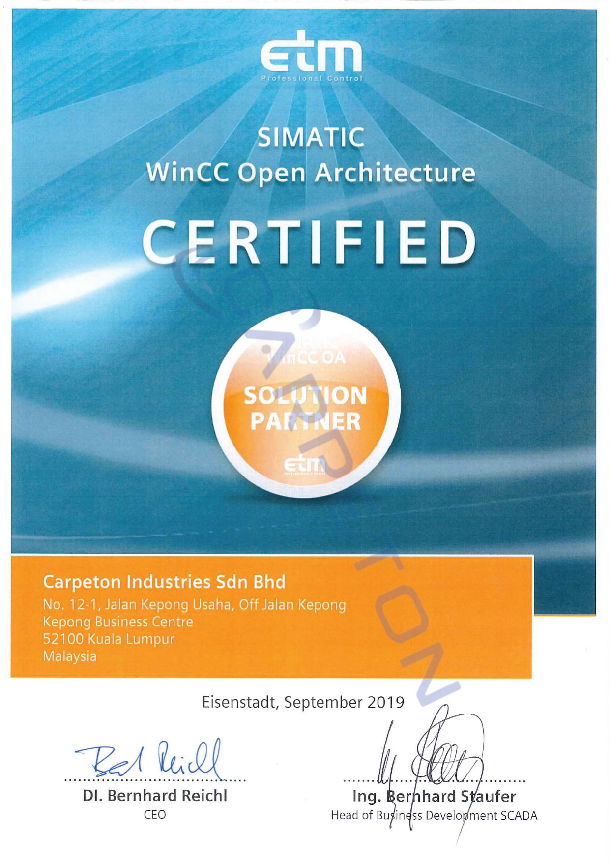 Certification 5
