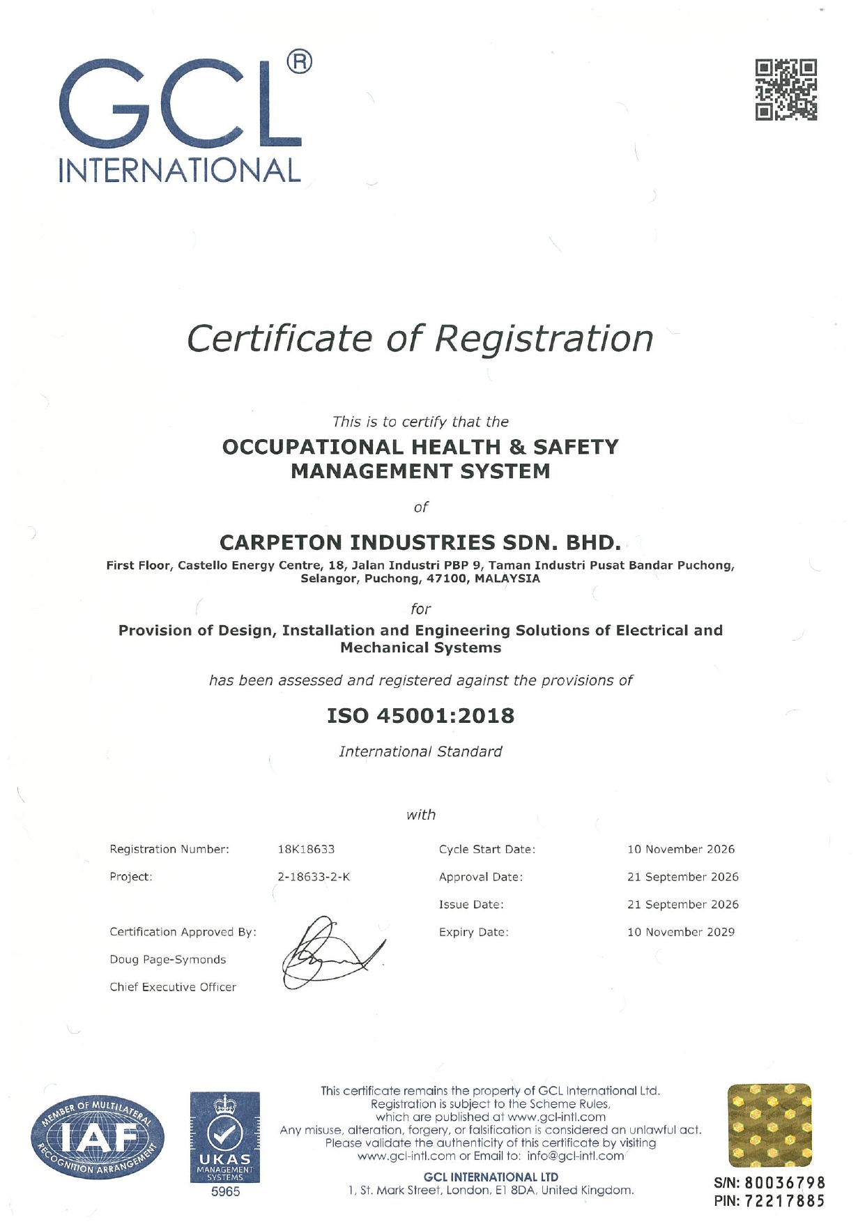 Certification 12